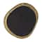 Ivory and Iris; Gold Aluminum Contemporary Abstract Wall Mirror, Set of 3 23", 19", 15"; Category:Mirrors; Image:5